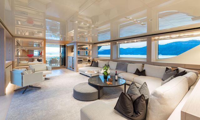 Zanoza yacht Sophisticated Interior Finishes