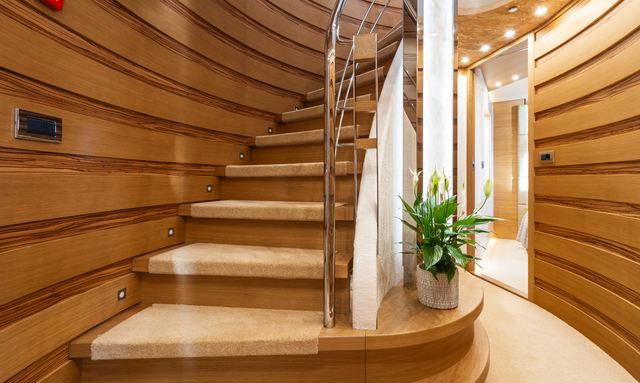 Serenity yacht Oval Central Atrium