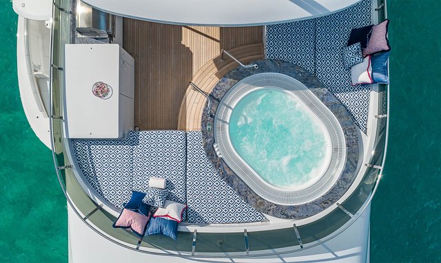 Coco Ray yacht Sundeck Amenities