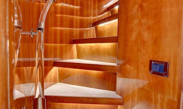 Sweet Life yacht High-Gloss Wood Interior