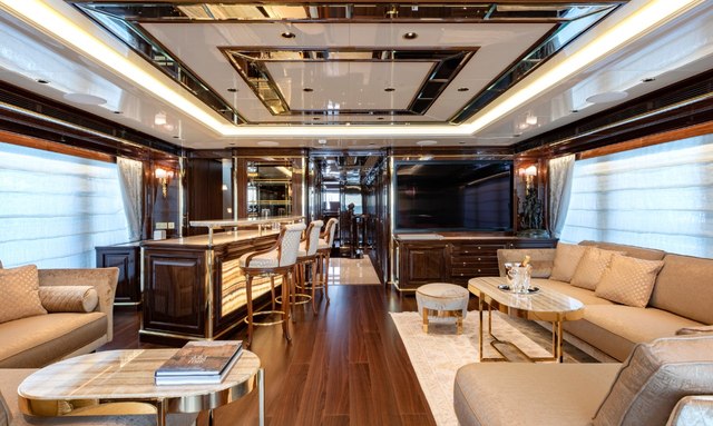 Lady Lena yacht Opulent Interior Design