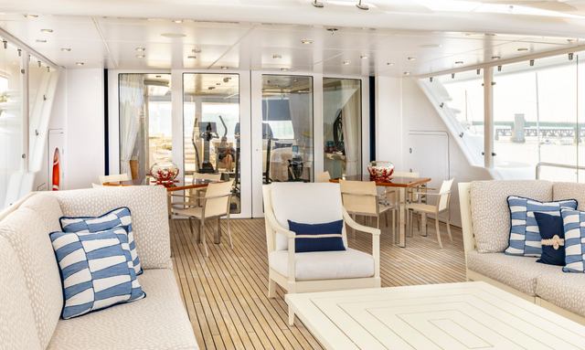 Gipta yacht Sun Deck Gym
