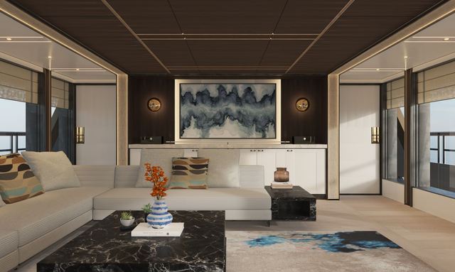 Bering 165 / 01 yacht Bridge Deck Social Platform