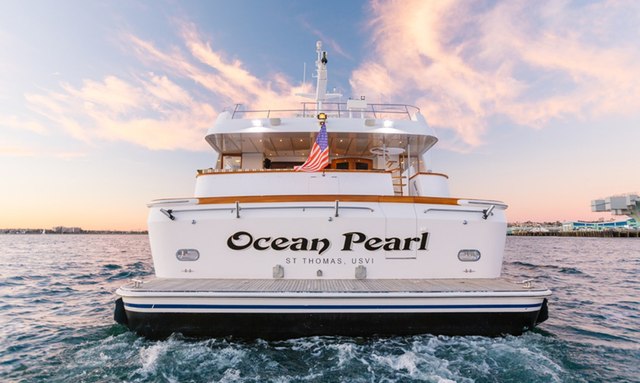 Ocean Pearl yacht Unique Aft Deck