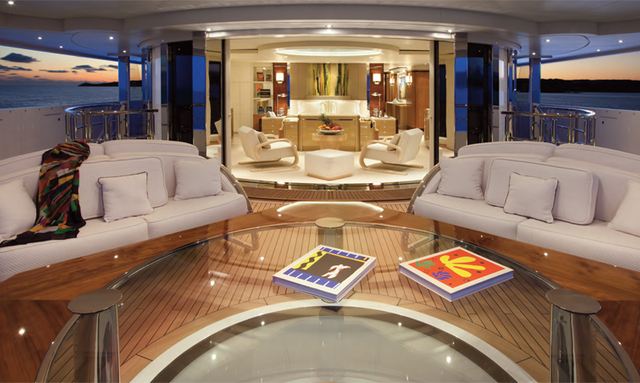 Sycara V yacht Private owner's deck