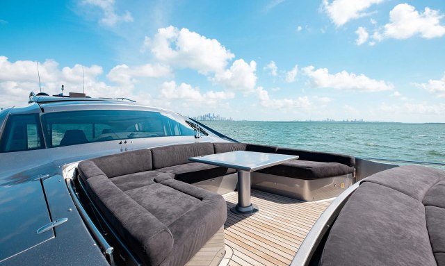 African Wild Dog yacht Foredeck Seating