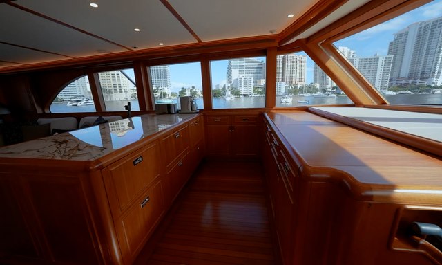 Catch yacht Concealed Galley Design