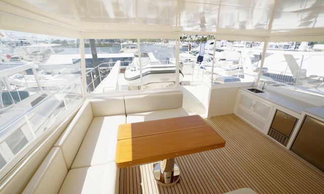 Ticket to Ride yacht Flybridge & Tender Deck