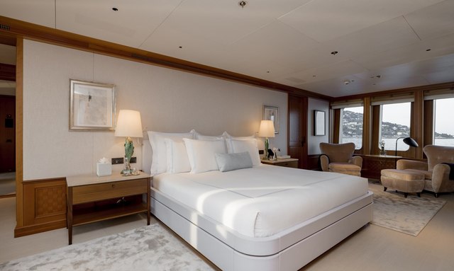 Samadhi yacht Luxurious Master Suite