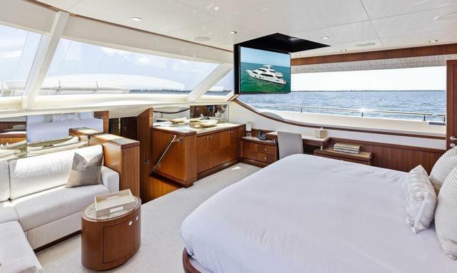 Claymaker yacht Owner Cabin Luxury