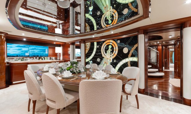 Lady B yacht Art-Deco Grandeur