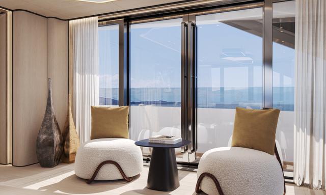 X100 Triplex/ 02 yacht Large Windows