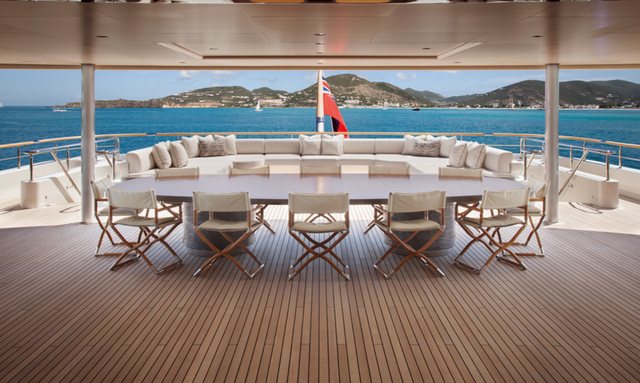 Grace yacht Deck Space