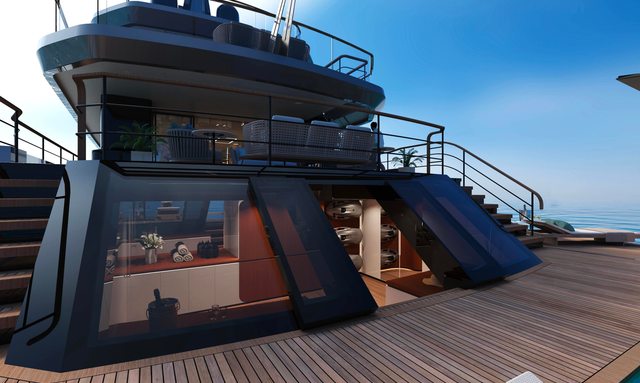 Tankoa T560 Apache yacht Smoked Glass Transom