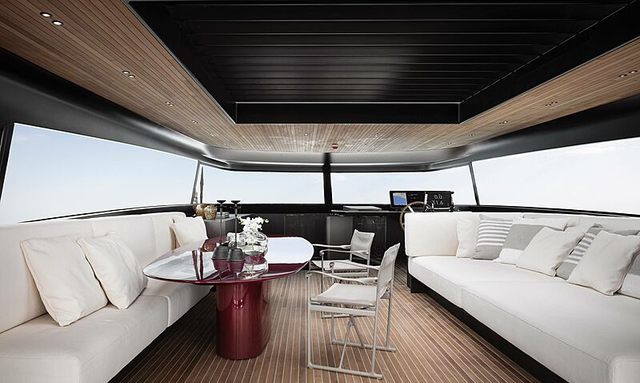Just Marie III yacht Versatile Upper Saloon