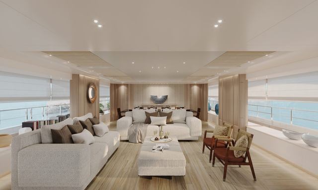 Fortitude 1 yacht Natural Materials Throughout