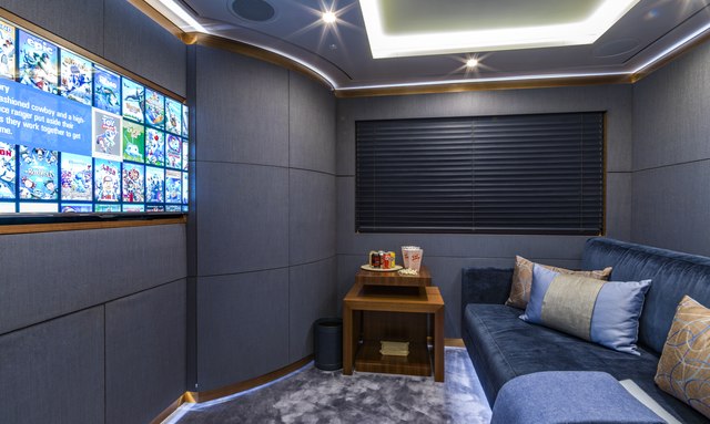 RoMa yacht Cinema Room