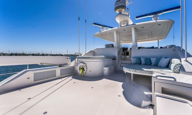 First Light yacht Social Sun Deck