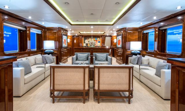 Volare yacht Open Plan Salon