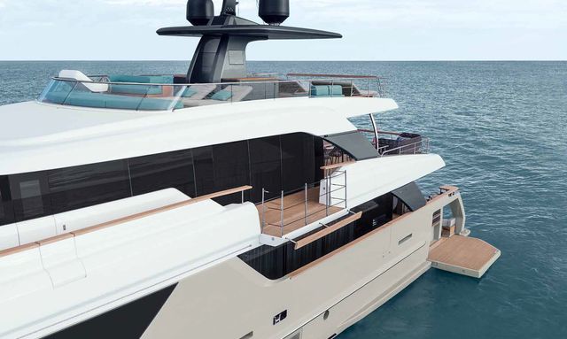 Unique S yacht Upper Deck Balcony