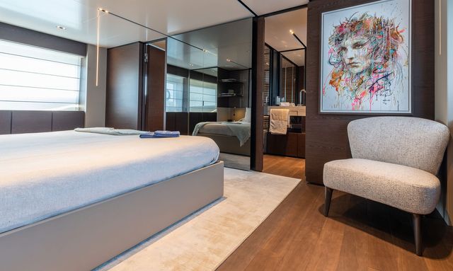 On yacht Owner's Retreat