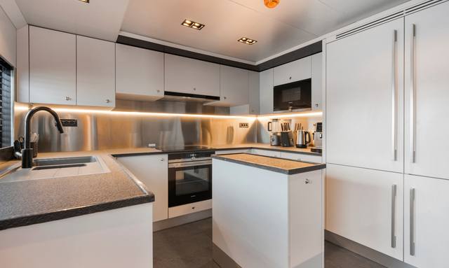 ICE yacht Galley Built for Long Stays