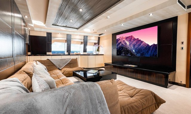 Aquanova yacht Cinema Room