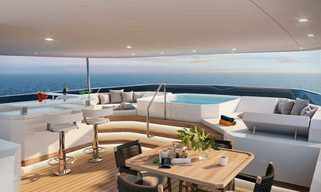 Seven Seas yacht Private Top Deck