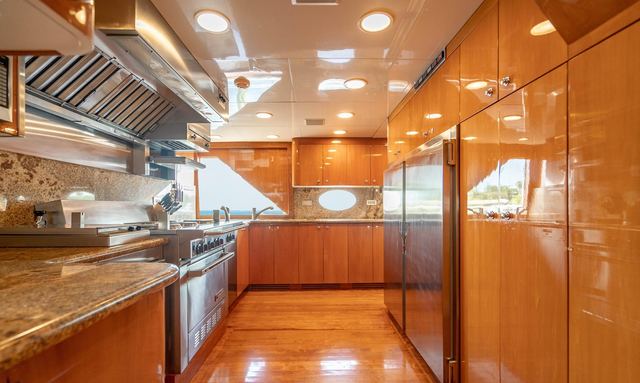 Heron yacht Spacious Galley