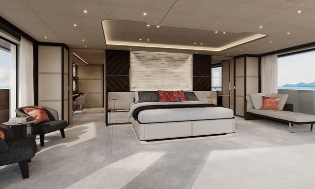 Perla Lunar yacht Dedicated Owner's Private Deck