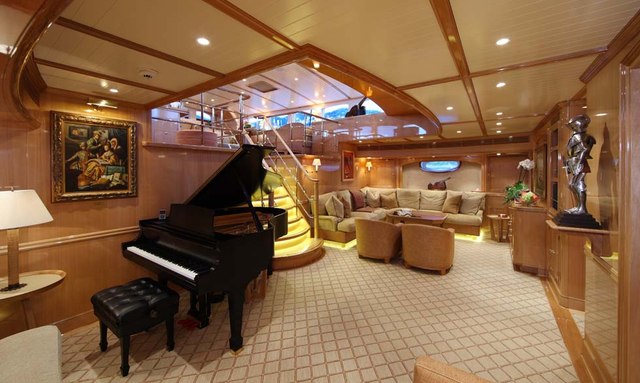 Marie yacht Grand Piano