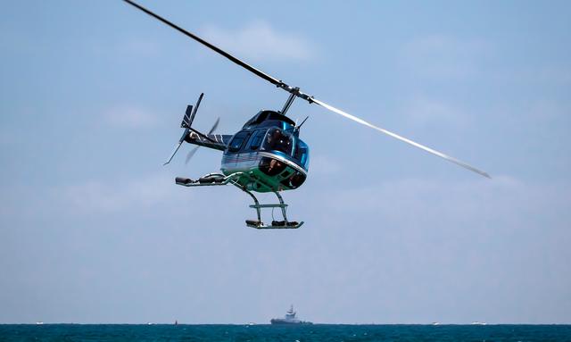 Emotional yacht Touch & Go Helicopter Operations