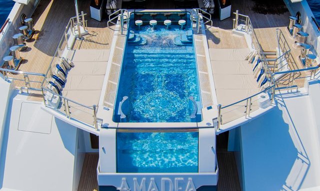 Amadea yacht Infinity Pool 