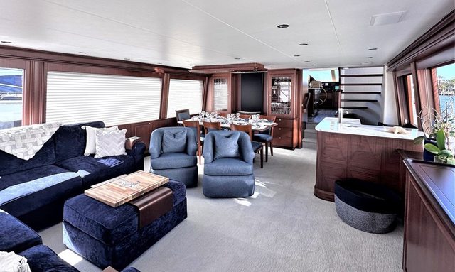 Lady B yacht Sophisticated Main Salon