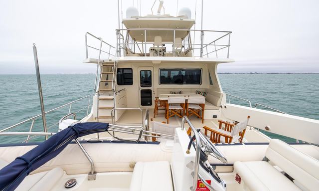Fomo yacht Spacious Aft Deck