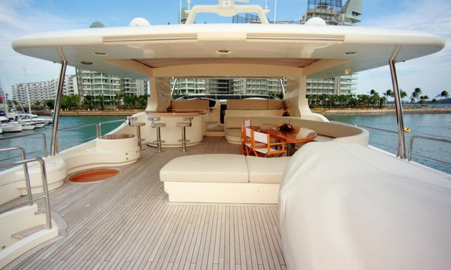 Hye Seas II yacht Expansive Flybridge