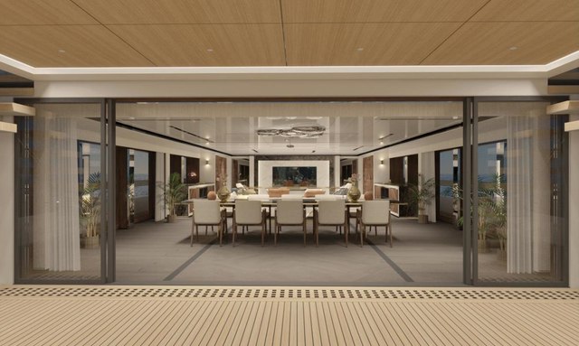 Wider 64 yacht Contemporary Interiors