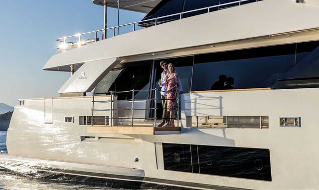 Amity yacht Main Deck Sea Terrace