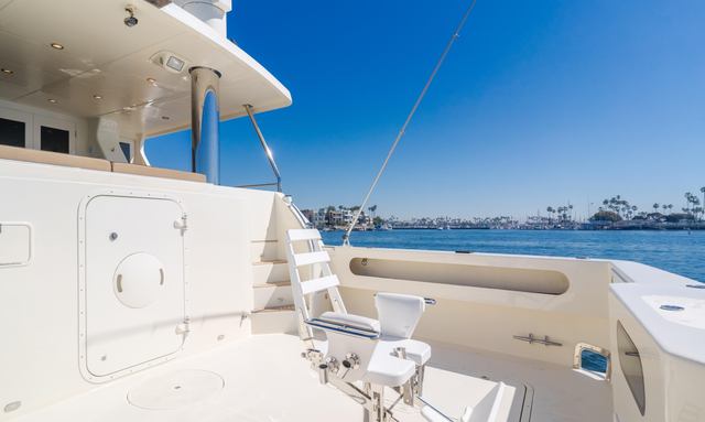 Al Di La yacht Custom Fishing Cockpit Setup