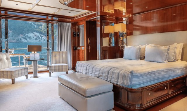 Beol yacht Owner's Suite Balcony