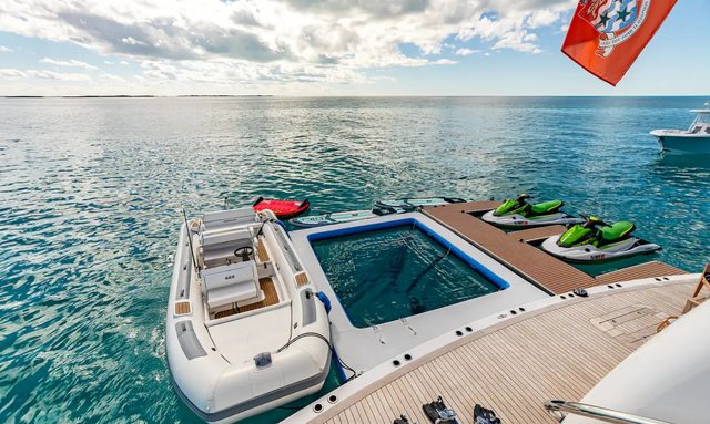 Paladin yacht Swim Platform 