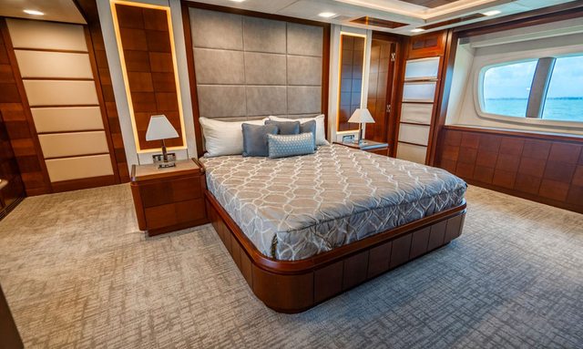 Beautiful M yacht Luxurious Master Stateroom