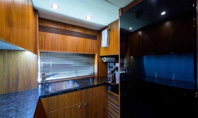 Natural 9 yacht Professional Galley