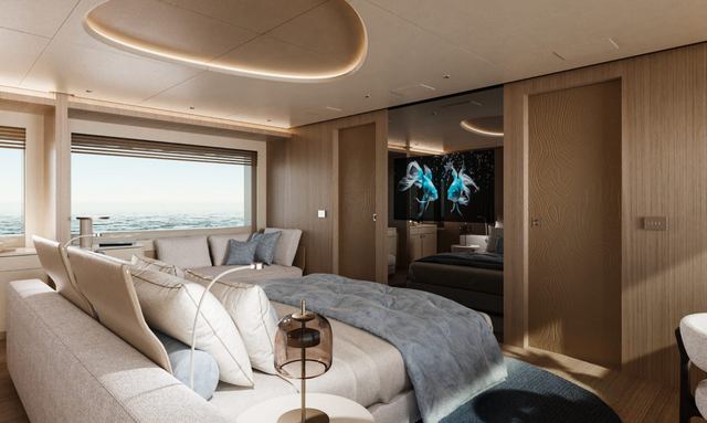 Gora yacht 40m² Main Deck Owner's Suite