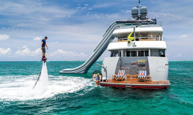Zoom Zoom Zoom yacht Beach Club