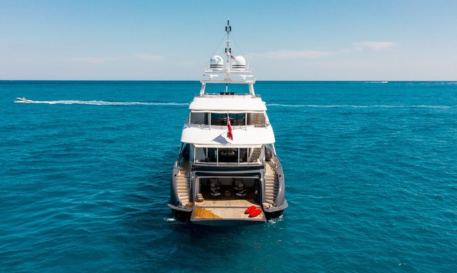 Lady L yacht On-Board Beach Club