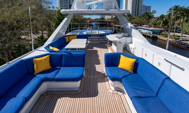 Rearden Steel yacht Sundeck Amenities