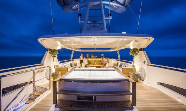 Solaris yacht Entertainment-Focused Sundeck