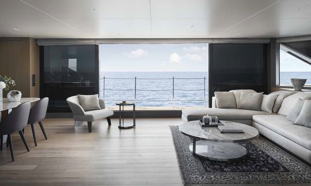 Ambar yacht Full-Height Glazing and Opening Balcony