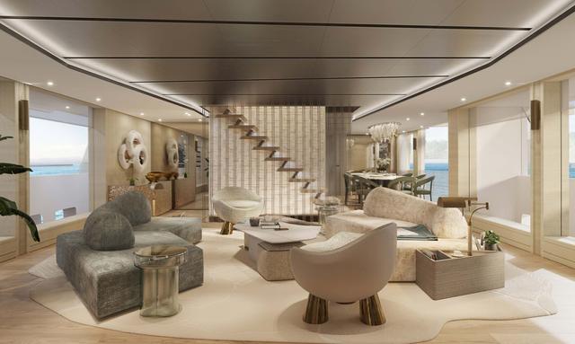 Spirit yacht Floating Staircase